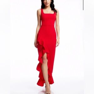 NWOT Dress the Population Charlene in rouge